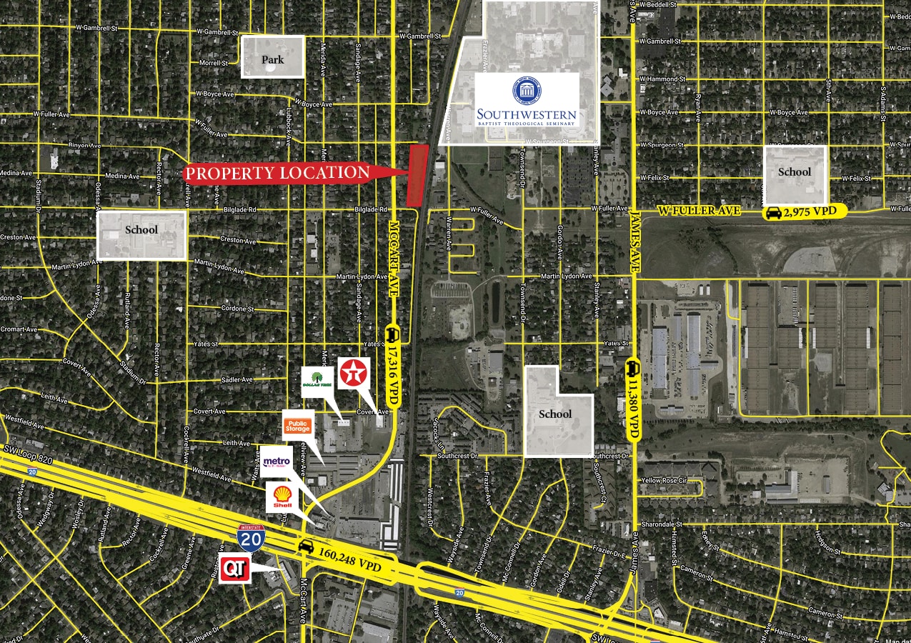 4749 McCart Ave, Fort Worth, TX à vendre Aérien- Image 1 de 4