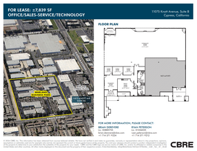 11065 Knott Ave, Cypress, CA for lease Floor Plan- Image 1 of 1