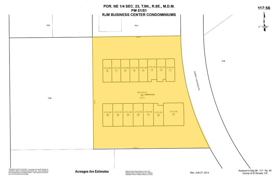 4972 Robert J Mathews Pky, El Dorado Hills, CA à louer - Plan cadastral - Image 2 de 6