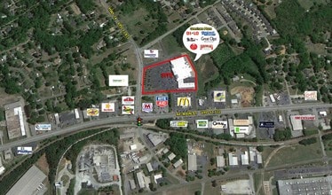 926 NE Main St, Simpsonville, SC - AERIAL  map view - Image1