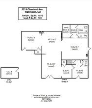 3725 W Cleveland Ave, Wellington, CO à louer Plan d  tage- Image 1 de 1