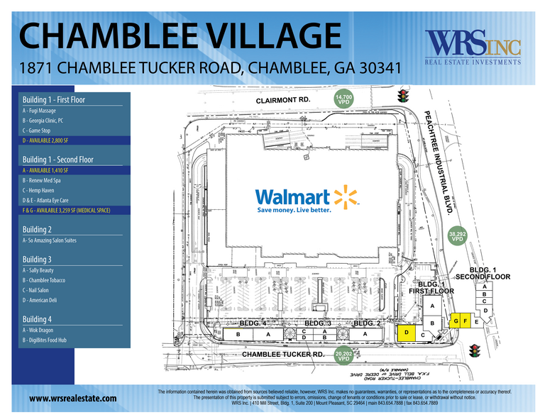 Peachtree Industrial Blvd, Chamblee, GA for lease - Site Plan - Image 1 of 9