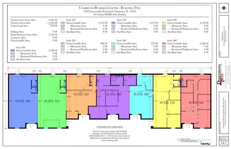 13555 Automobile Blvd, Clearwater, FL for lease Floor Plan- Image 1 of 1
