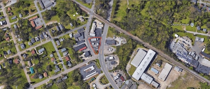 1014 W Innes St, Salisbury, NC - AÉRIEN Vue de la carte