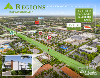 Plus de détails pour 4760 W Atlantic Ave, Delray Beach, FL - Vente au détail à vendre