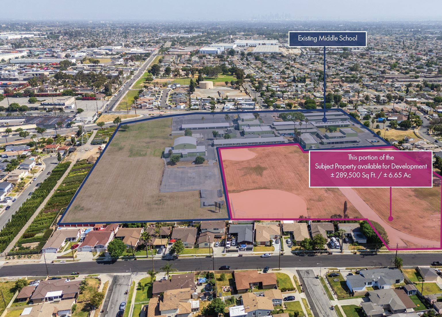2600 W Compton Blvd, Compton, CA for lease Aerial- Image 1 of 3