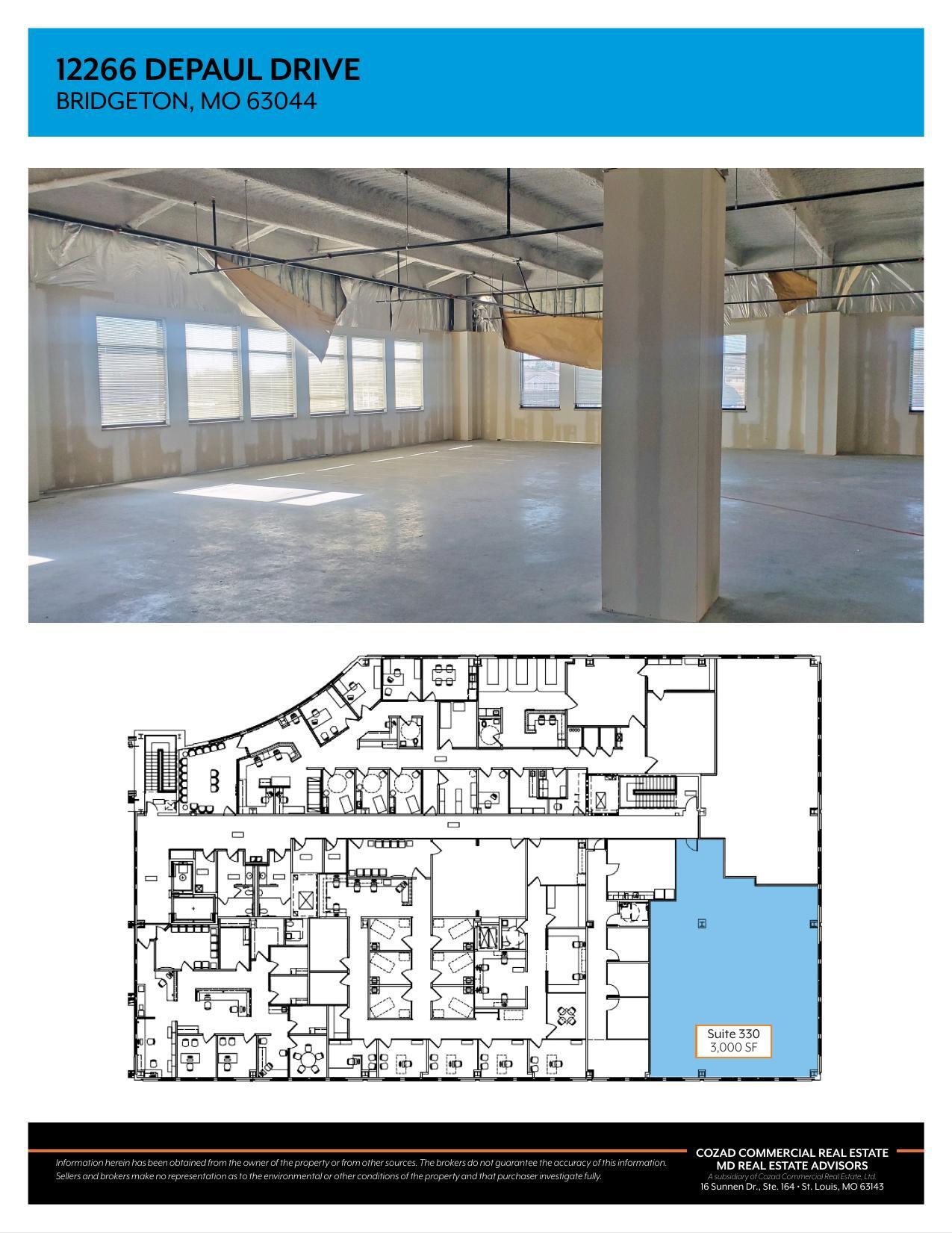 12266 Depaul Dr, Bridgeton, MO à louer Plan d’étage- Image 1 de 1