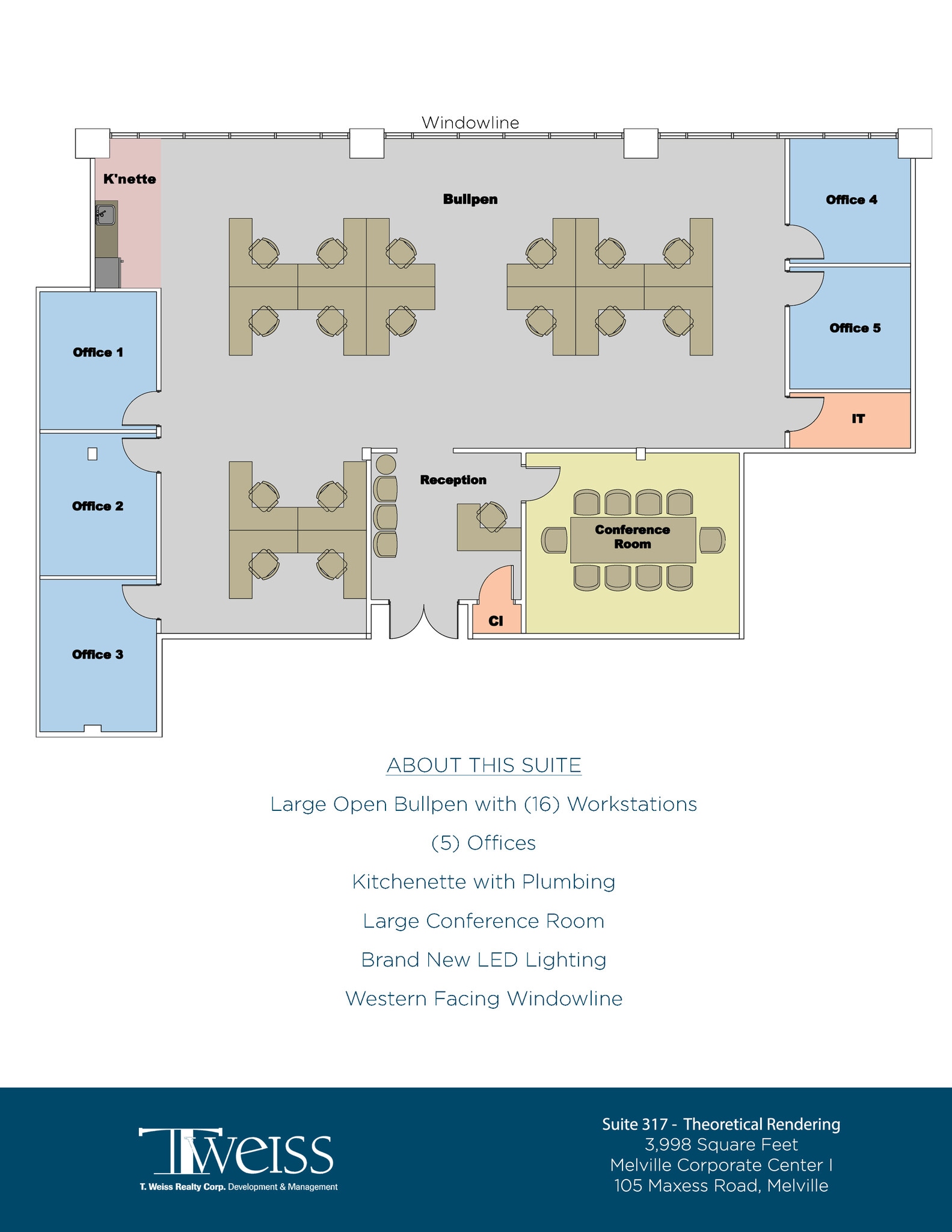 105 Maxess Rd, Melville, NY for lease Floor Plan- Image 1 of 3
