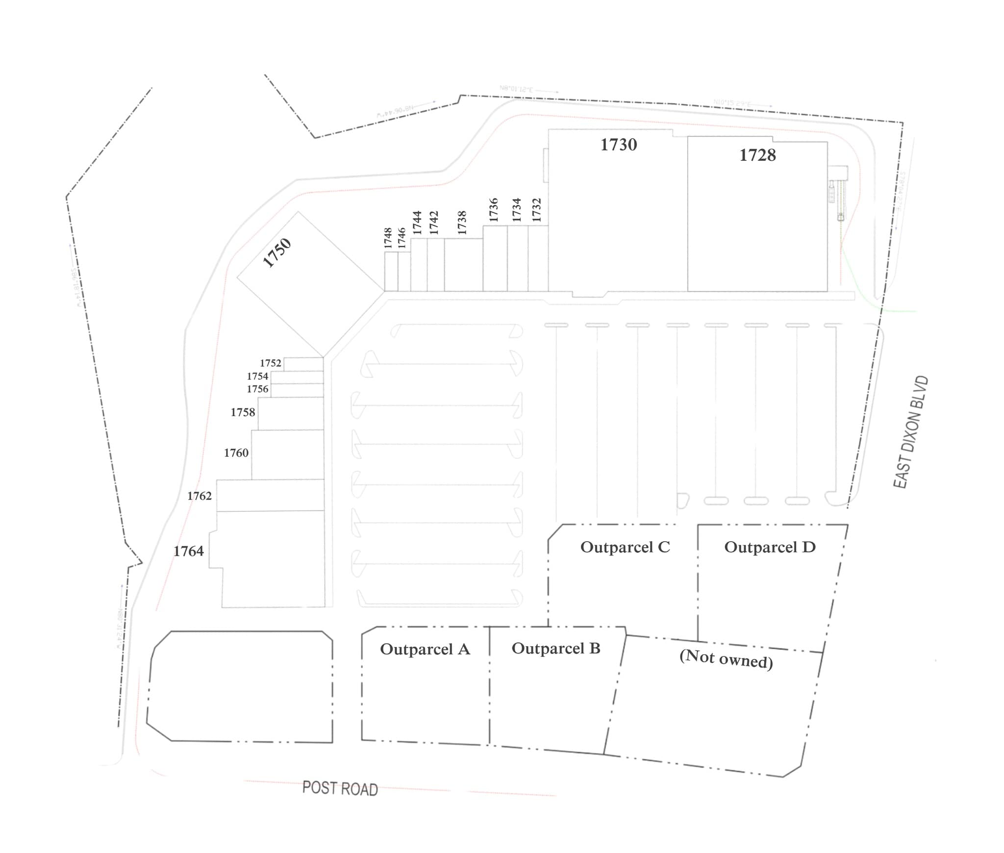1730 E Dixon Blvd, Shelby, NC for lease Site Plan- Image 1 of 18