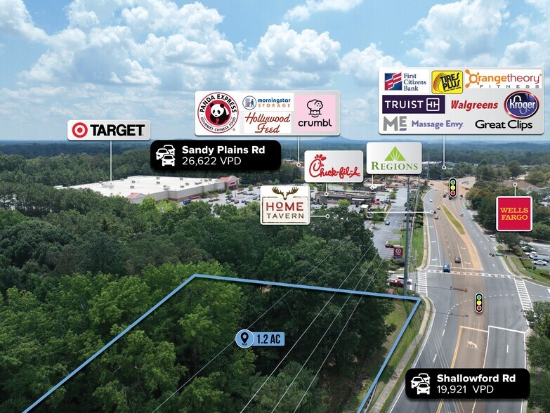 adj. to 3052 Shallowford Rd, Marietta, GA à vendre - Photo du bâtiment - Image 3 de 9