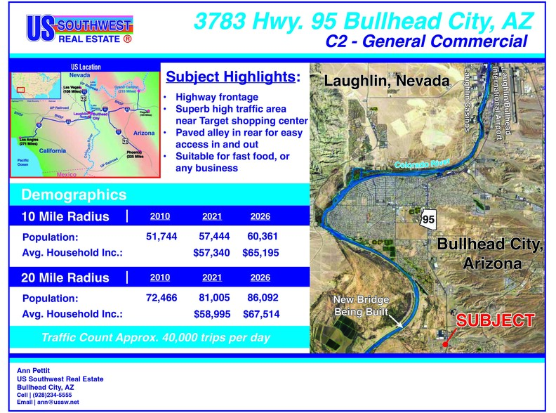 3783 Highway 95, Bullhead City, AZ for sale - Building Photo - Image 2 of 3