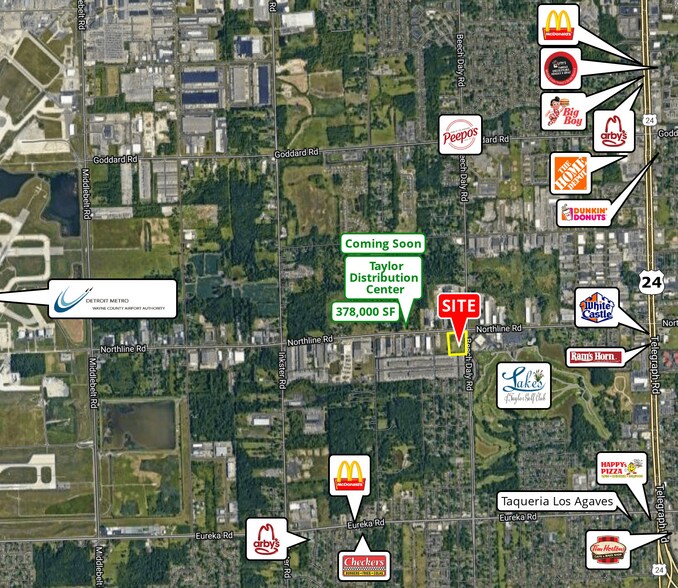 Northline Rd, Taylor, MI for sale - Aerial - Image 2 of 5