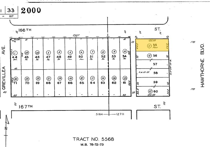 16601 Hawthorne Blvd, Lawndale, CA à vendre - Plan cadastral - Image 3 de 3