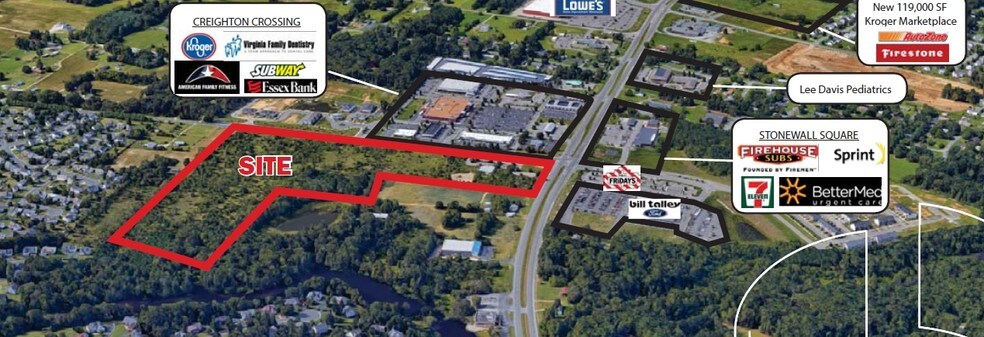 6297 Mechanicsville Tpke, Mechanicsville, VA à louer - Aérien - Image 2 de 6