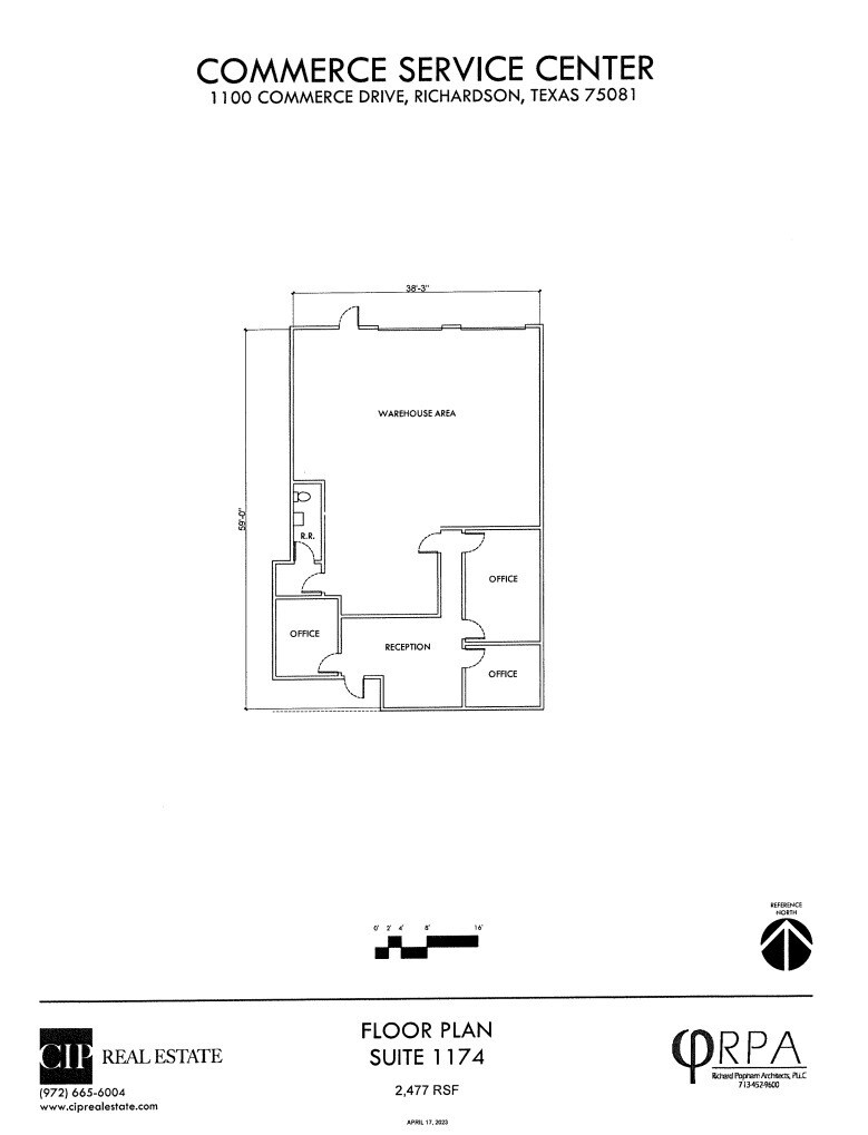 1164-1198 Commerce Dr, Richardson, TX for lease Floor Plan- Image 1 of 1
