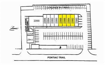 22890 Pontiac Trl, South Lyon, MI for lease Floor Plan- Image 1 of 1