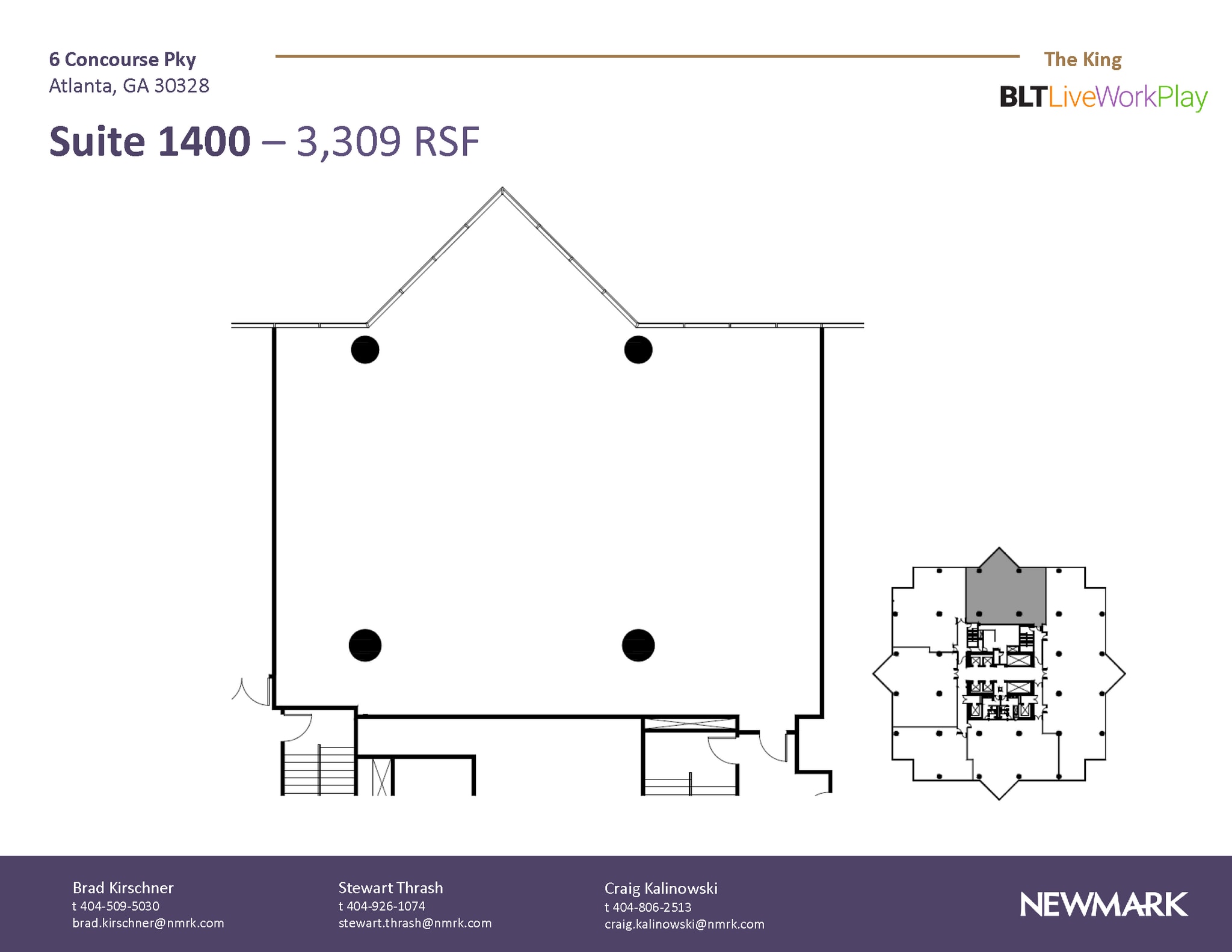 6 Concourse Pky NE, Atlanta, GA for lease Floor Plan- Image 1 of 1
