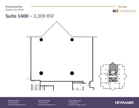 6 Concourse Pky NE, Atlanta, GA for lease Floor Plan- Image 1 of 1
