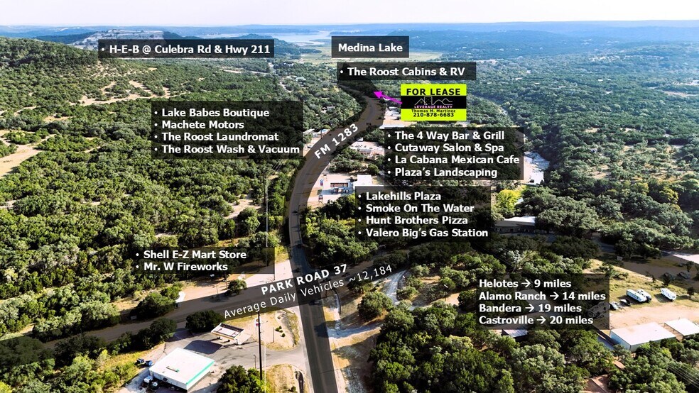 9926 FM 1283, Lakehills, TX à louer - Photo du bâtiment - Image 2 de 11