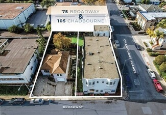 Plus de détails pour 105 Chadbourne and 75 Broadway – à vendre, Millbrae, CA