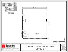 909 Dairy Ashford Rd, Houston, TX à louer Plan d  tage- Image 1 de 1