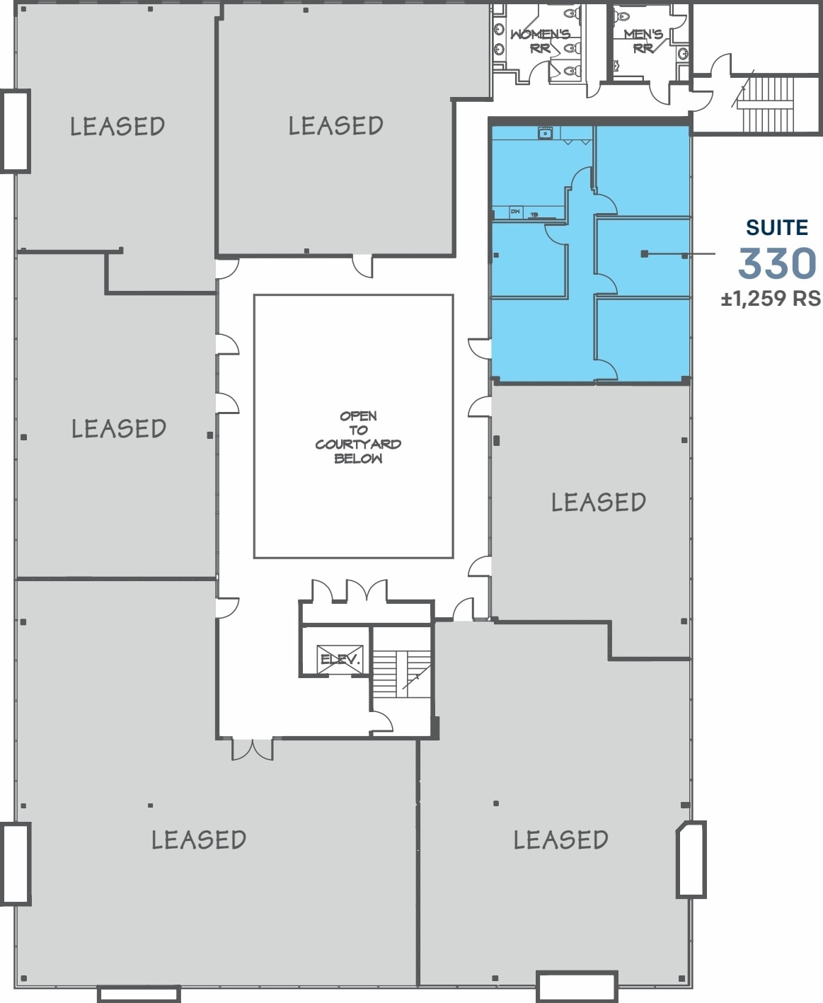 1010 Turquoise St, San Diego, CA à louer Plan d’étage- Image 1 de 1