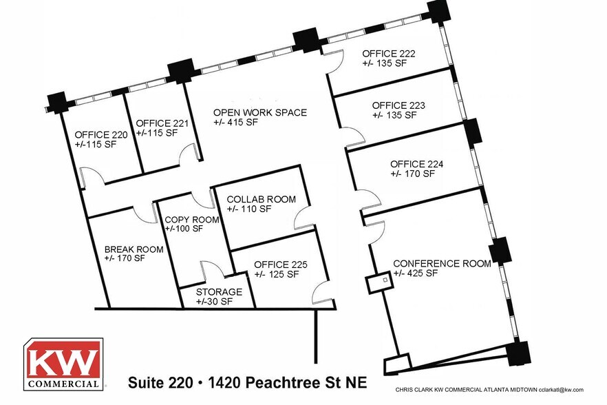 1420 Peachtree St NE, Atlanta, GA à louer - Photo du bâtiment - Image 3 de 19