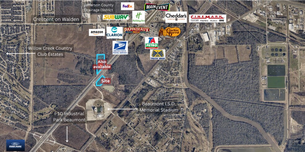 +/- 4 Acres I-10 & Lakeway, Beaumont, TX à vendre - Photo principale - Image 1 de 4