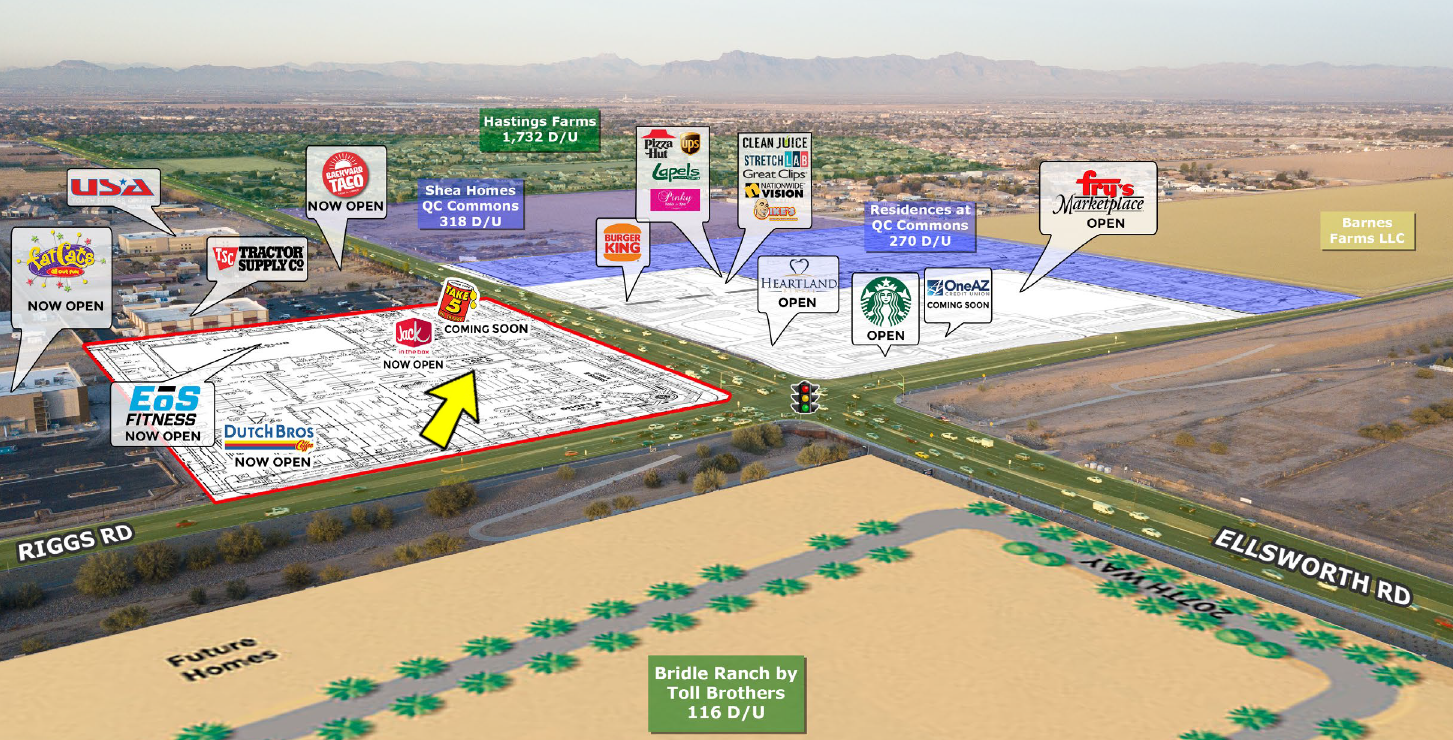 NWC Ellsworth Rd & Riggs Rd, Queen Creek, AZ for lease Building Photo- Image 1 of 4