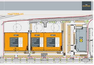 Hampton Av, Peterborough à louer Plan de site- Image 1 de 2
