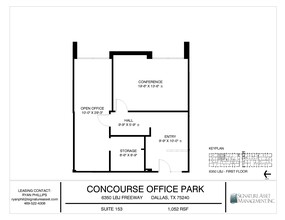 6350 LBJ Fwy, Dallas, TX for lease Floor Plan- Image 1 of 1