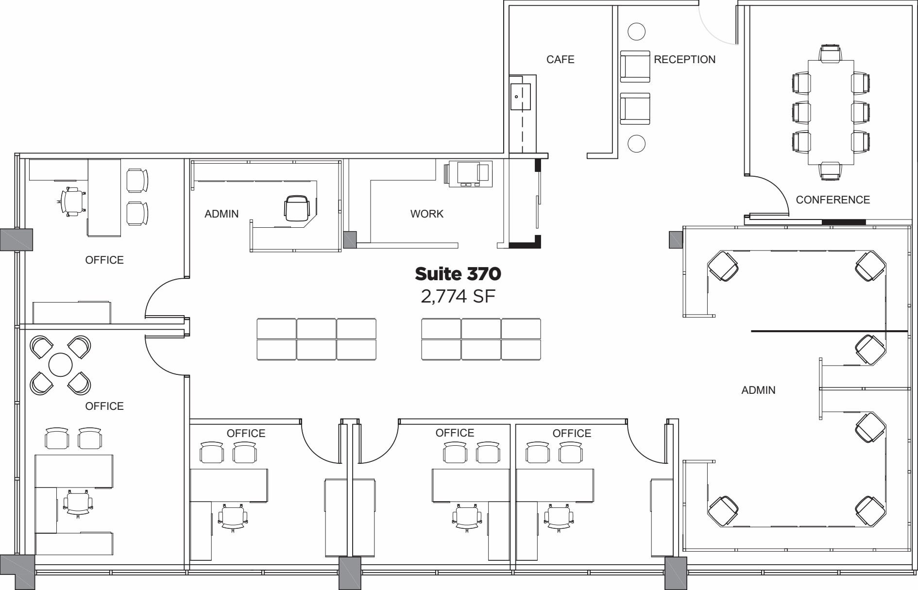 4500 Rockside Rd, Independence, OH à louer Plan d’étage- Image 1 de 1
