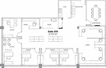 4500 Rockside Rd, Independence, OH à louer Plan d’étage- Image 1 de 1