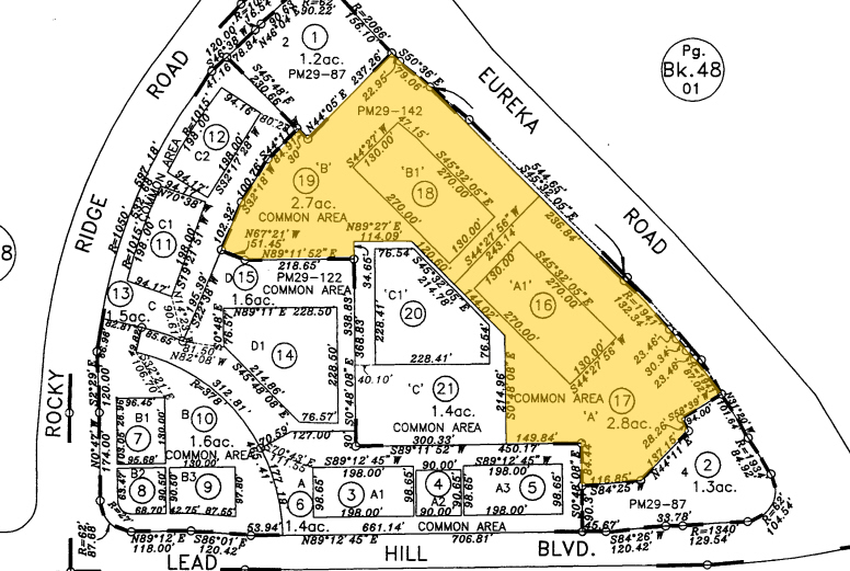 1512 Eureka Rd, Roseville, CA for lease - Plat Map - Image 2 of 8