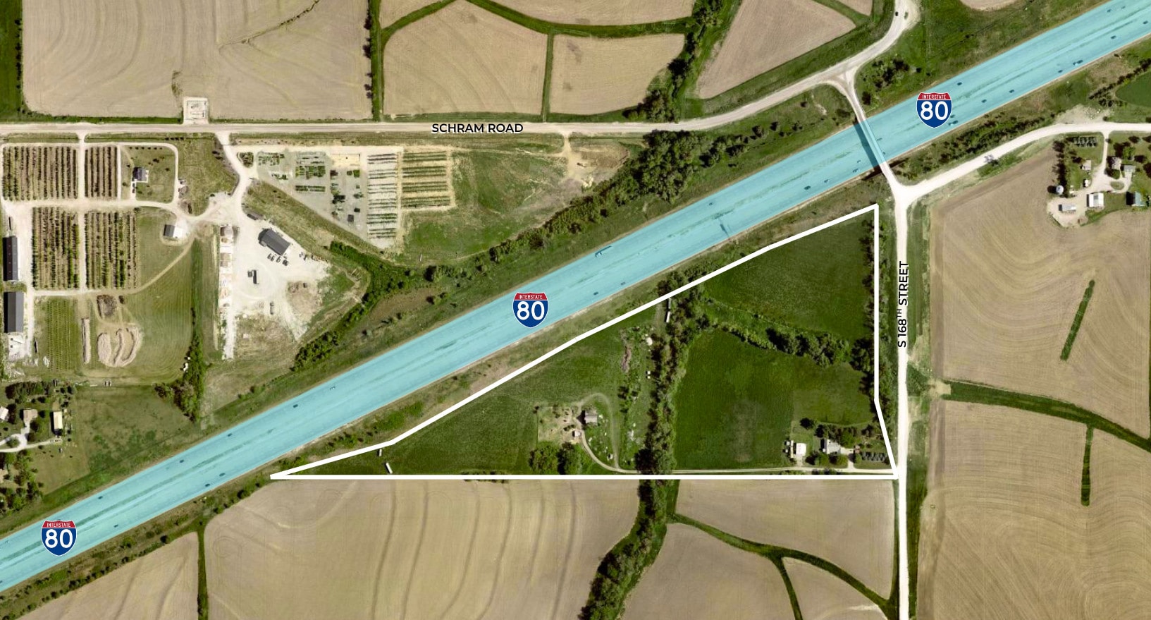 12002 S 168th St, Gretna, NE for sale Aerial- Image 1 of 6