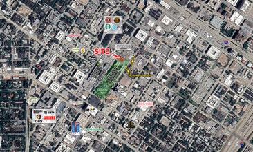 2607 Travis St, Houston, TX - Aérien  Vue de la carte