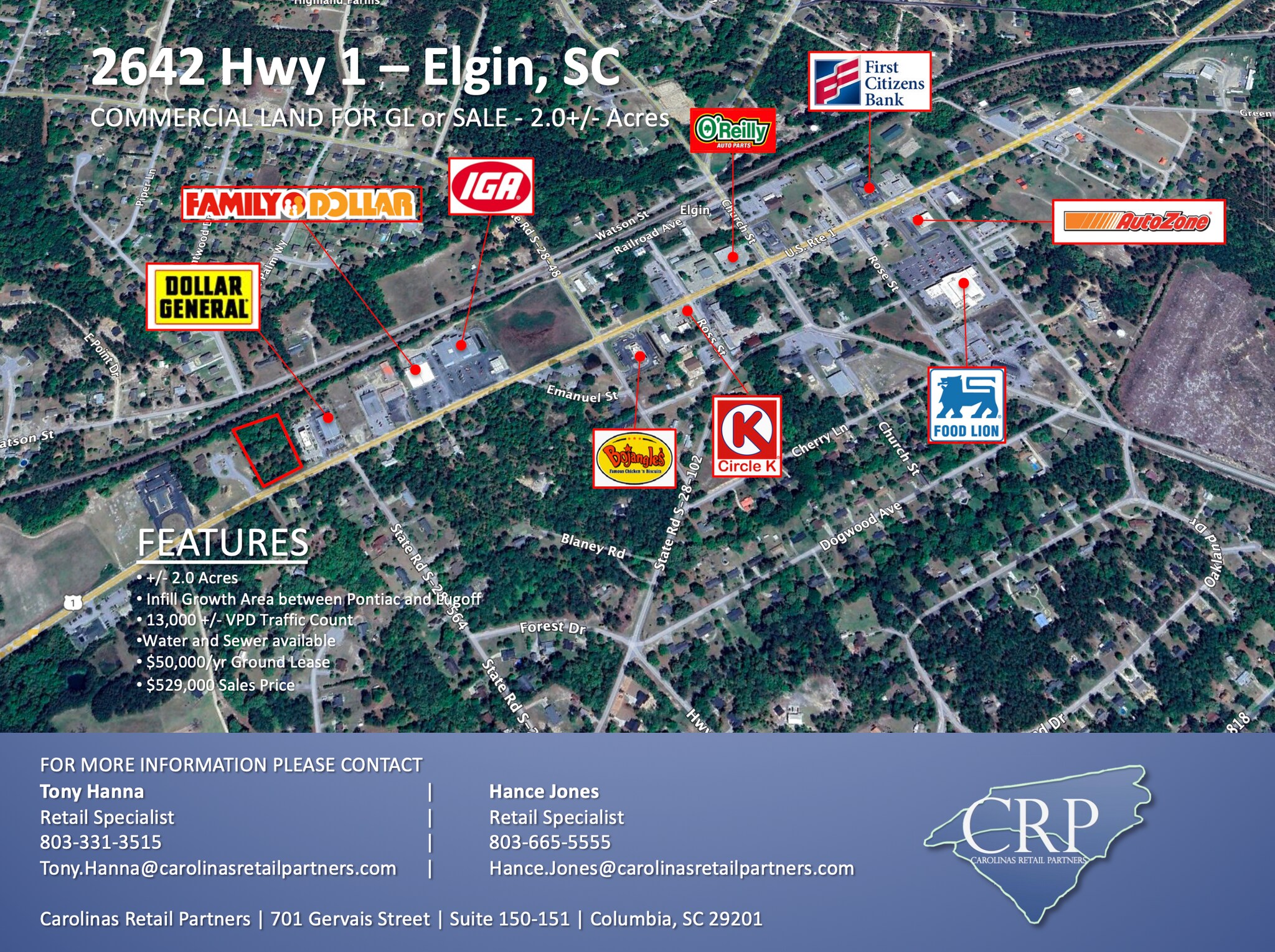2642 Highway 1 S, Elgin, SC à vendre Photo du bâtiment- Image 1 de 6