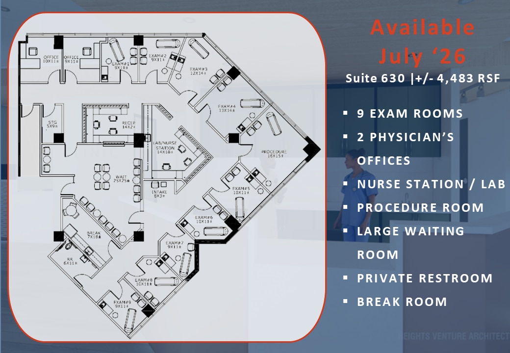7515 S Main St, Houston, TX for lease Floor Plan- Image 1 of 2