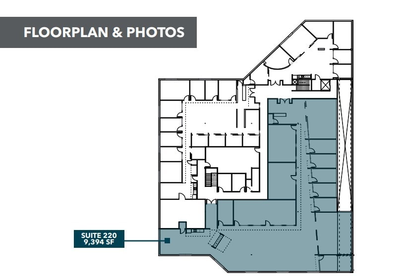 14665 Midway Rd, Addison, TX à louer Plan d’étage- Image 1 de 1