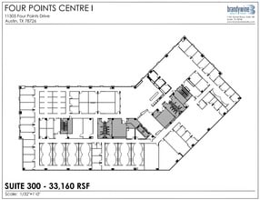 11305 Four Points Dr, Austin, TX à louer Plan d’étage- Image 1 de 1