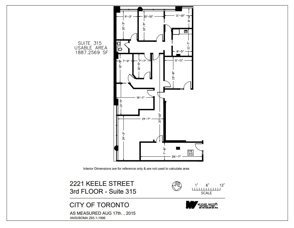 2221 Keele St, Toronto, ON for lease Floor Plan- Image 1 of 1