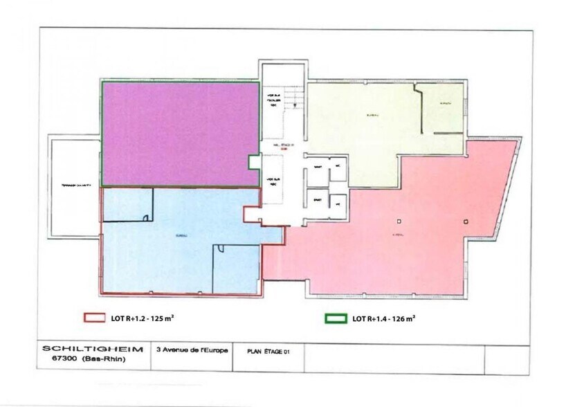 Office in Schiltigheim for lease - Floor Plan - Image 3 of 4