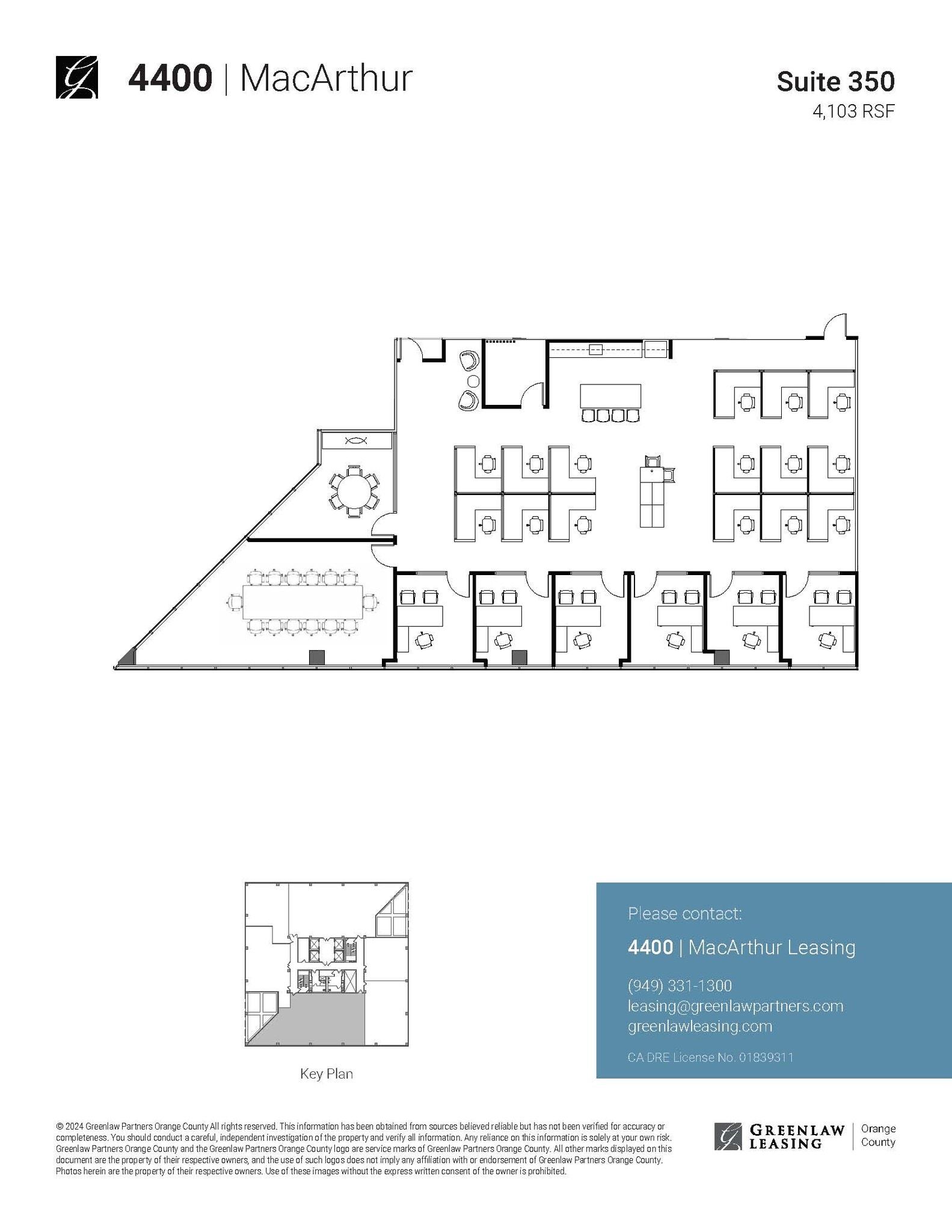 4400 MacArthur Blvd, Newport Beach, CA à louer Plan d’étage- Image 1 de 6