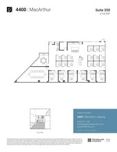 4400 MacArthur Blvd, Newport Beach, CA à louer Plan d’étage- Image 1 de 6