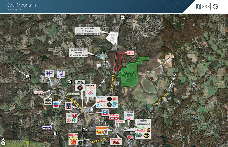 GA 400 & Settingdown Rd, Cumming, GA for lease - Building Photo - Image 2 of 5