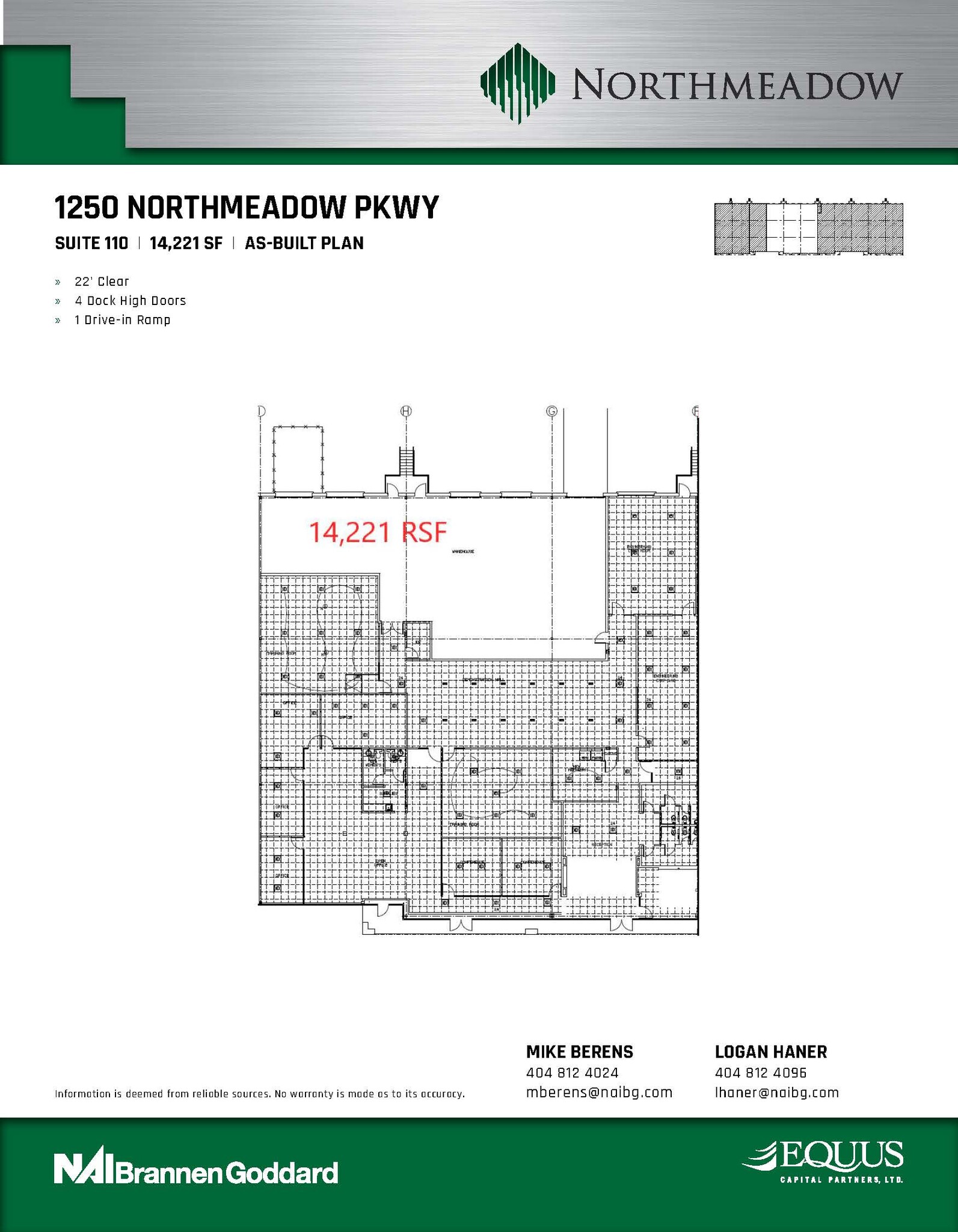 1250 Northmeadow Pky, Roswell, GA à louer Plan d  tage- Image 1 de 2