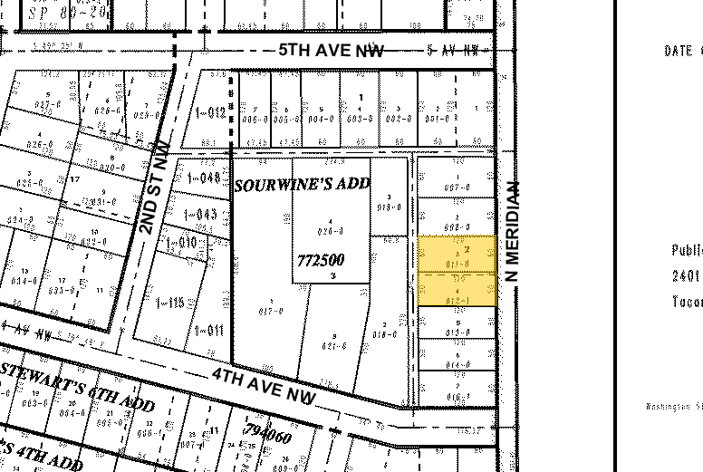 420 N Meridian, Puyallup, WA à louer - Plan cadastral - Image 3 de 4