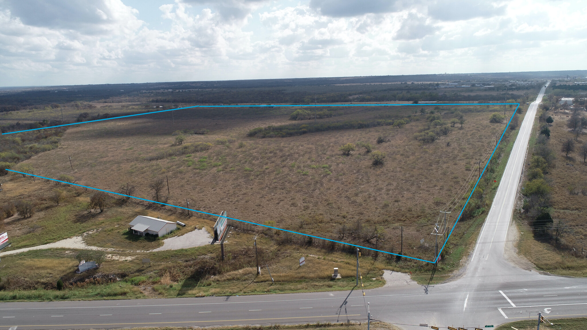 12905 US 290 & Kimbro Ave, Manor, TX for sale Aerial- Image 1 of 4