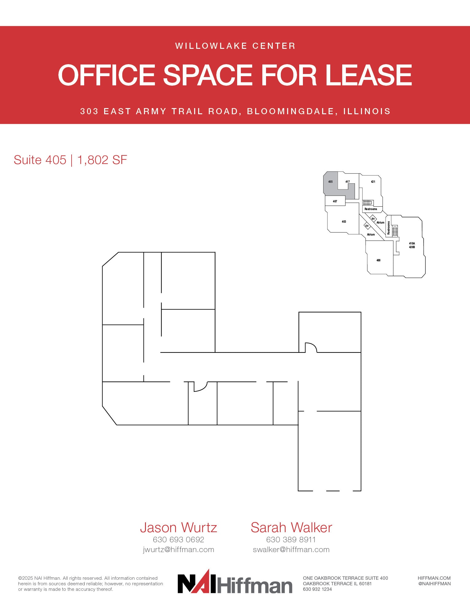 303 E Army Trail Rd, Bloomingdale, IL for sale Floor Plan- Image 1 of 1