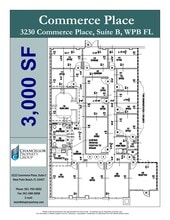 3230 Commerce Pl, West Palm Beach, FL à louer Plan d’étage- Image 2 de 8